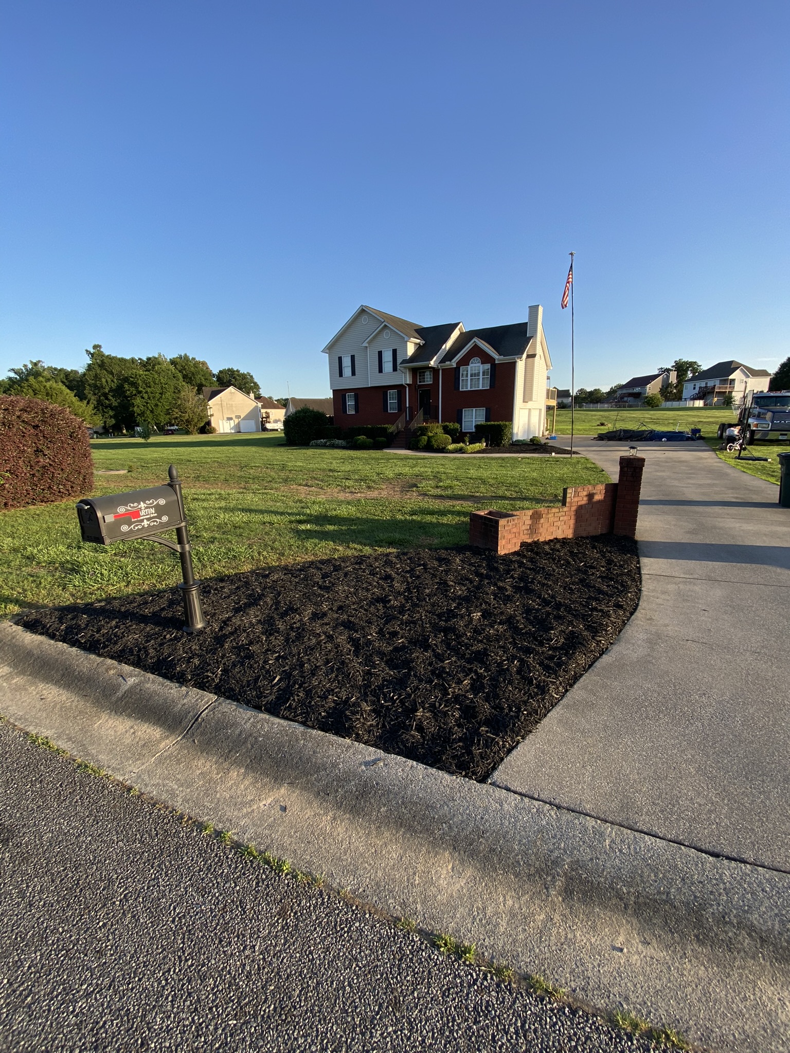 Mulch and bed maintenance